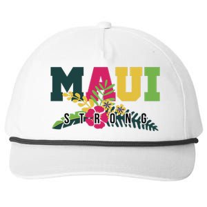 Maui Strong Hawaii Wildfire Relief Snapback Five-Panel Rope Hat