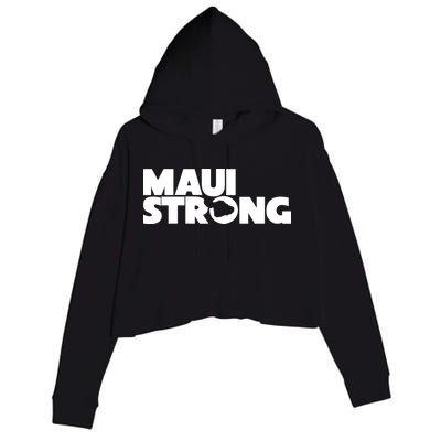 Maui Strong Hawaii Wildfire Crop Fleece Hoodie