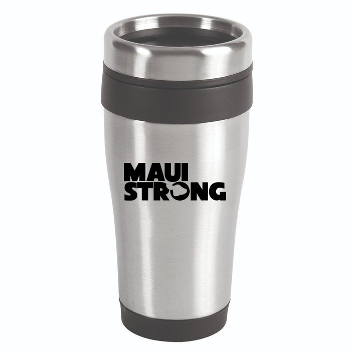 Maui Strong Hawaii Wildfire 16oz Travel Tumbler