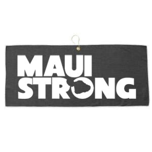 Maui Strong Hawaii Wildfire Large Microfiber Waffle Golf Towel