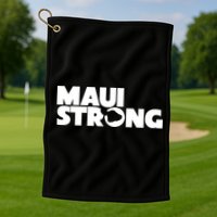Maui Strong Hawaii Wildfire Golf Towel