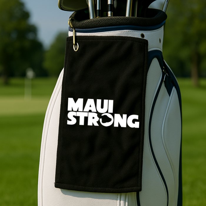 Maui Strong Hawaii Wildfire Golf Towel