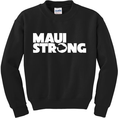Maui Strong Hawaii Wildfire Kids Sweatshirt