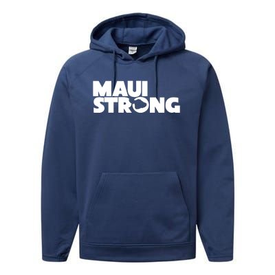 Maui Strong Hawaii Wildfire Performance Fleece Hoodie