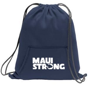 Maui Strong Hawaii Wildfire Sweatshirt Cinch Pack Bag