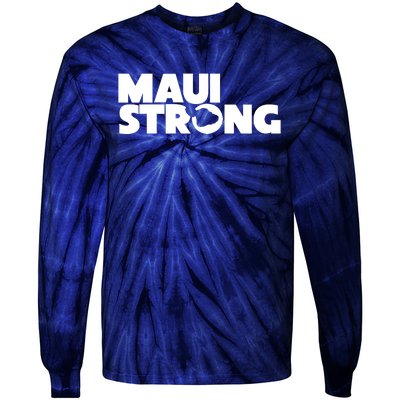 Maui Strong Hawaii Wildfire Tie-Dye Long Sleeve Shirt