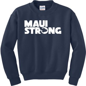 Maui Strong Hawaii Wildfire Kids Sweatshirt