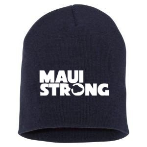 Maui Strong Hawaii Wildfire Short Acrylic Beanie