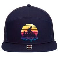 Mount Saint Helens Washington National Park Retro 80's 7 Panel Mesh Trucker Snapback Hat