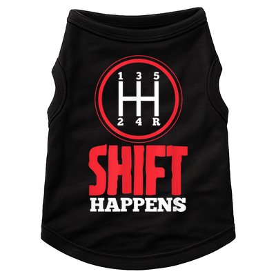 Mens Shift Happens Funny Mechanic Car Lover Doggie Tank