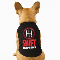 Mens Shift Happens Funny Mechanic Car Lover Doggie Tank