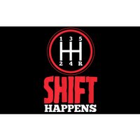 Mens Shift Happens Funny Mechanic Car Lover Bumper Sticker