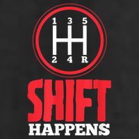 Mens Shift Happens Funny Mechanic Car Lover Golf Towel