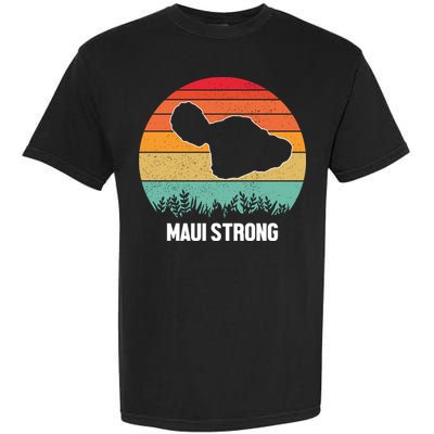Maui Strong Hawaii Wildfire Sunset Garment-Dyed Heavyweight T-Shirt