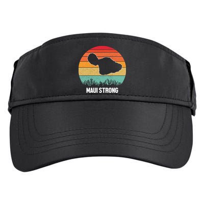Maui Strong Hawaii Wildfire Sunset Adult Drive Performance Visor