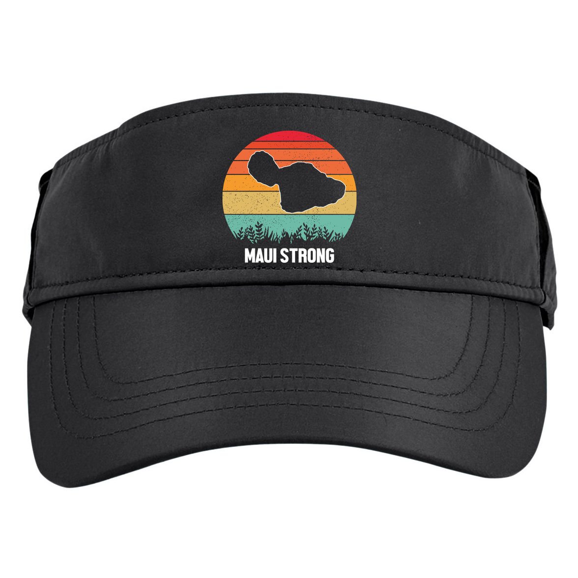 Maui Strong Hawaii Wildfire Sunset Adult Drive Performance Visor