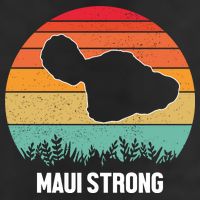 Maui Strong Hawaii Wildfire Sunset Adult Drive Performance Visor