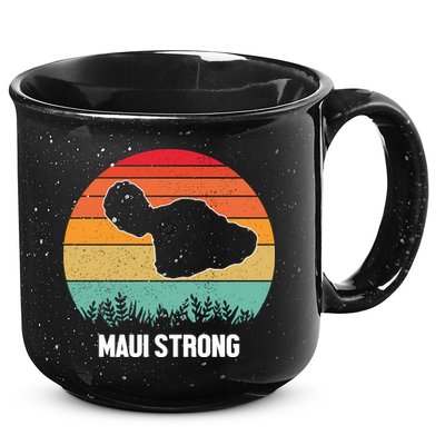 Maui Strong Hawaii Wildfire Sunset 15oz Campfire Ceramic Mug