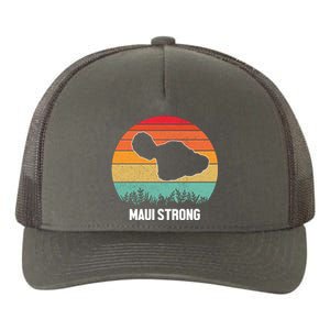 Maui Strong Hawaii Wildfire Sunset Yupoong Adult 5-Panel Trucker Hat