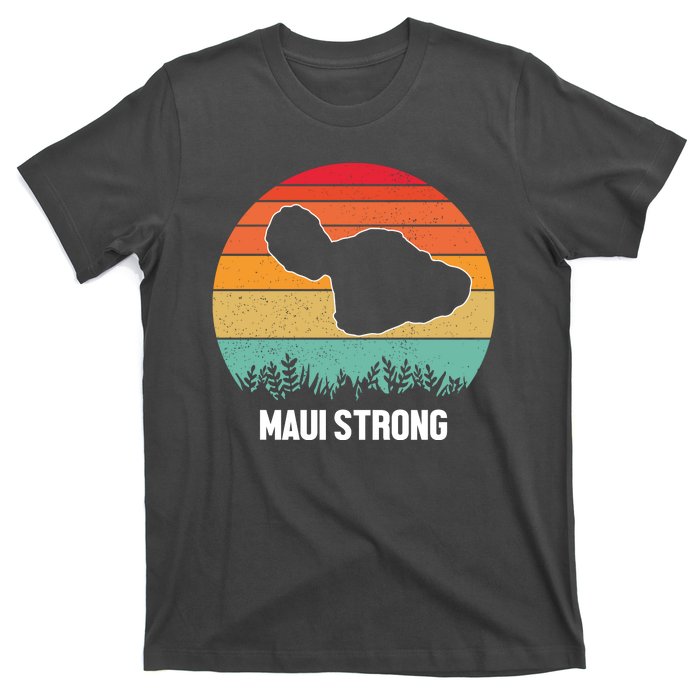 Maui Strong Hawaii Wildfire Sunset T-Shirt