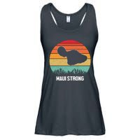 Maui Strong Hawaii Wildfire Sunset Ladies Essential Flowy Tank