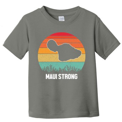 Maui Strong Hawaii Wildfire Sunset Toddler T-Shirt