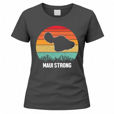 Maui Strong Hawaii Wildfire Sunset Women's T-Shirt