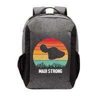 Maui Strong Hawaii Wildfire Sunset Vector Backpack