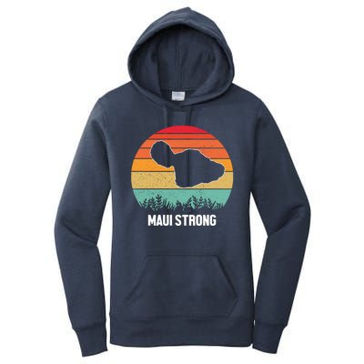 Maui Strong Hawaii Wildfire Sunset Women's Pullover Hoodie