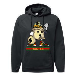 Money Stacks Hustle Wall Street Hip Hop Rap Lover Gift Performance Fleece Hoodie