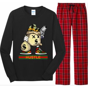 Money Stacks Hustle Wall Street Hip Hop Rap Lover Gift Long Sleeve Pajama Set