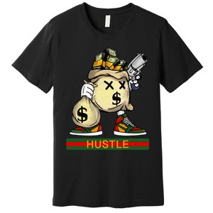 Money Stacks Hustle Wall Street Hip Hop Rap Lover Gift Premium T-Shirt