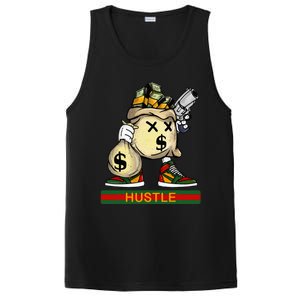 Money Stacks Hustle Wall Street Hip Hop Rap Lover Gift PosiCharge Competitor Tank