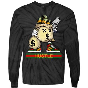 Money Stacks Hustle Wall Street Hip Hop Rap Lover Gift Tie-Dye Long Sleeve Shirt