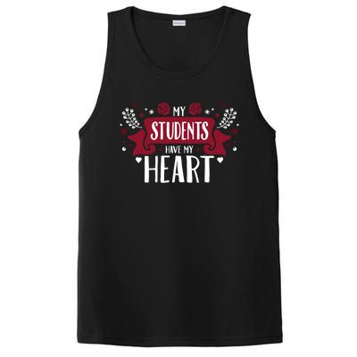 My Students Have My Heart Tearcher And Students Gift PosiCharge Competitor Tank