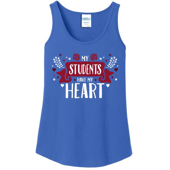 My Students Have My Heart Tearcher And Students Gift Ladies Essential Tank