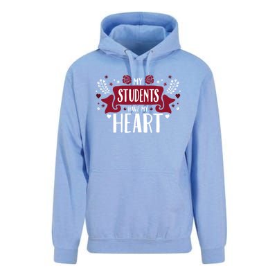 My Students Have My Heart Tearcher And Students Gift Unisex Surf Hoodie