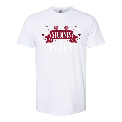 My Students Have My Heart Tearcher And Students Gift Softstyle CVC T-Shirt