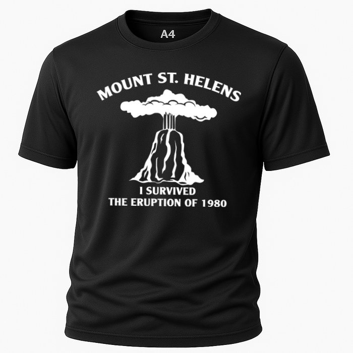 Mount St Helens I Survived The Eruption Of 1980 Cooling Performance Crew T-Shirt