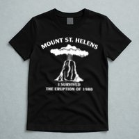 Mount St Helens I Survived The Eruption Of 1980 T-Shirt