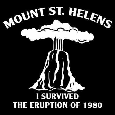 Mount St Helens I Survived The Eruption Of 1980 T-Shirt