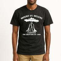 Mount St Helens I Survived The Eruption Of 1980 Tall T-Shirt