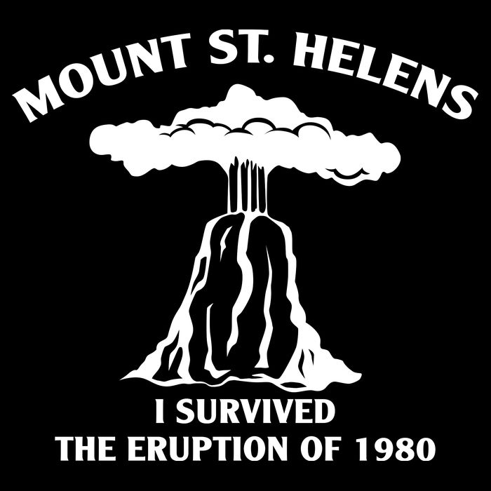 Mount St Helens I Survived The Eruption Of 1980 Tall T-Shirt