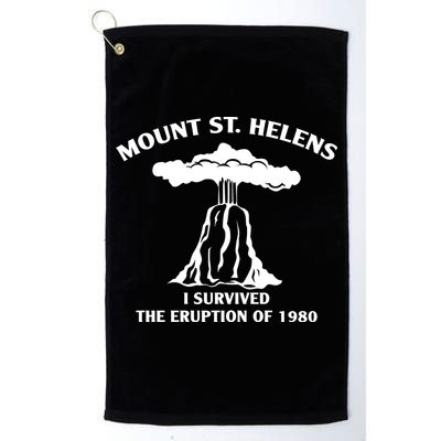 Mount St Helens I Survived The Eruption Of 1980 Golf Towel