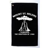 Mount St Helens I Survived The Eruption Of 1980 Golf Towel