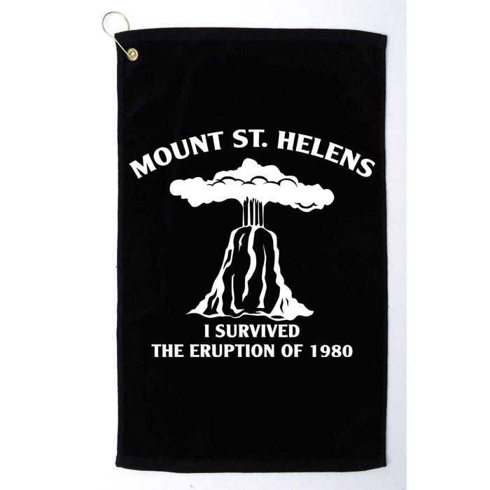 Mount St Helens I Survived The Eruption Of 1980 Golf Towel