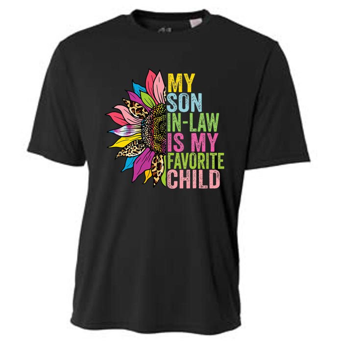 My Son In Law Is My Favorite Child Sunflower Cooling Performance Crew T-Shirt