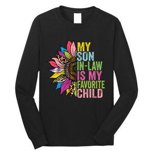 My Son In Law Is My Favorite Child Sunflower Long Sleeve Shirt