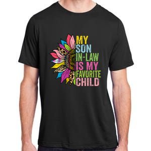 My Son In Law Is My Favorite Child Sunflower Adult ChromaSoft Performance T-Shirt