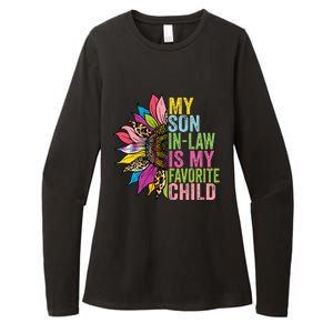 My Son In Law Is My Favorite Child Sunflower Womens CVC Long Sleeve Shirt